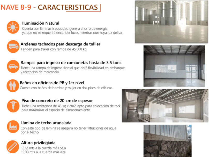 Nave Industrial en Renta en Parque  Industrial Nogales
